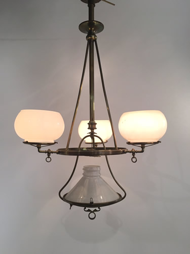 Hollings Boston Gas Chandelier with Pull Down